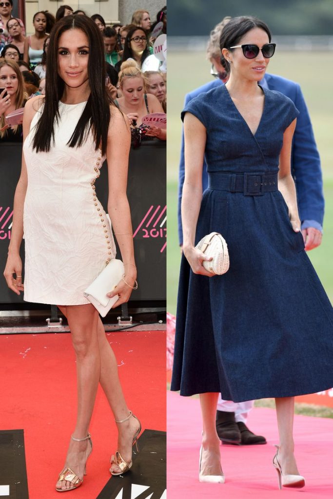 Meghan Markle Style Before and After Via ELLE